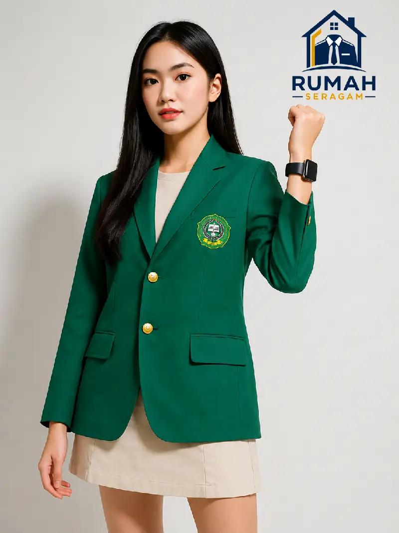 Konveksi jas almamater Hijau Konveksi jas almamater Hijau