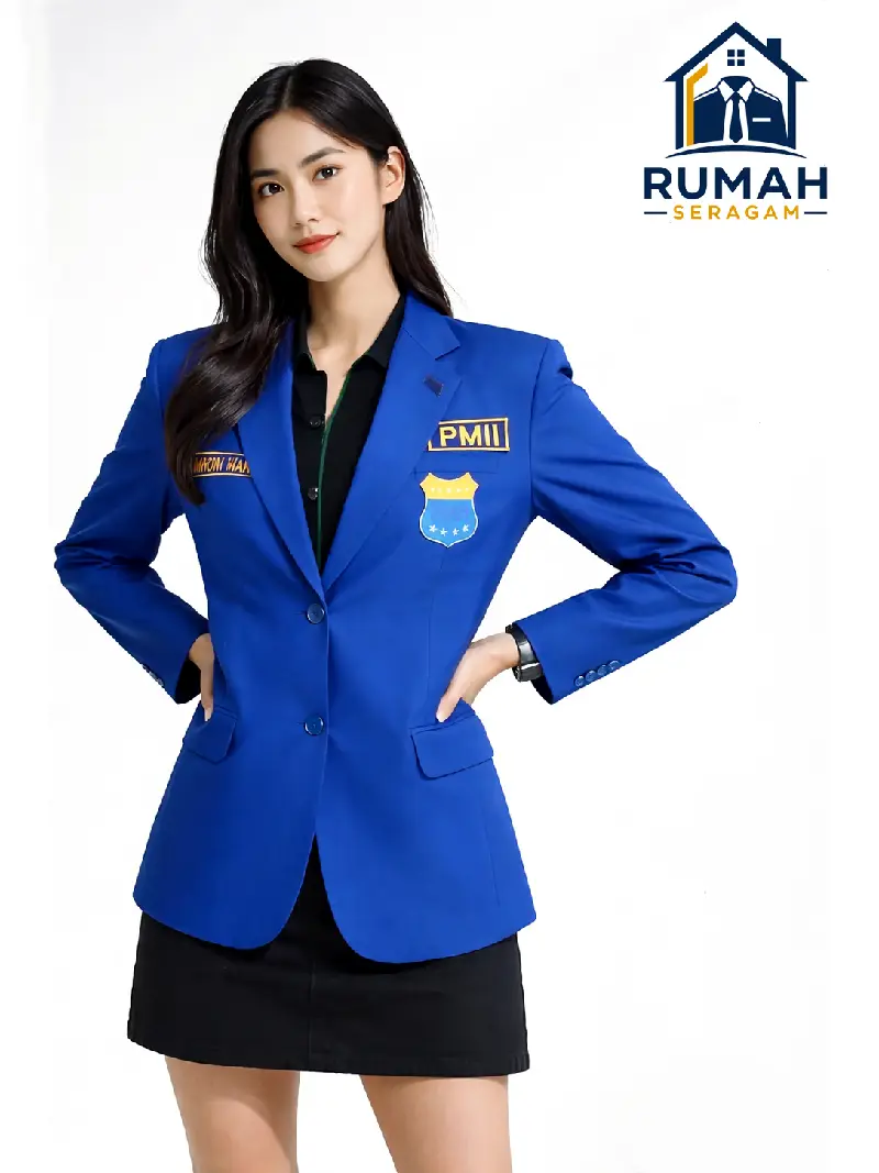 Konveksi jas almamater Biru Konveksi jas almamater Biru