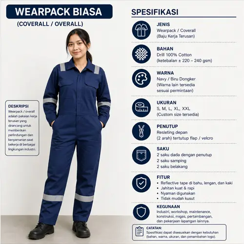 Wearpack biasa vs wearpack fr