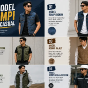 5 model rompi pria kasual